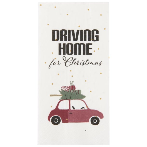 Servietter - Driving home for Christmas